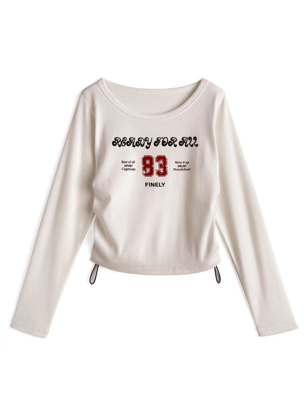 ナンバーロゴドロストリブトップス