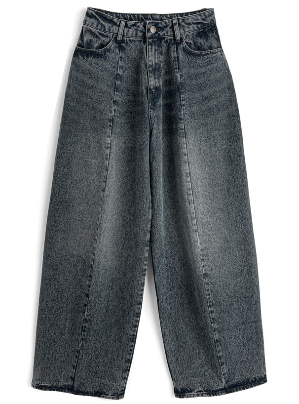 バレルレッグデニムパンツ