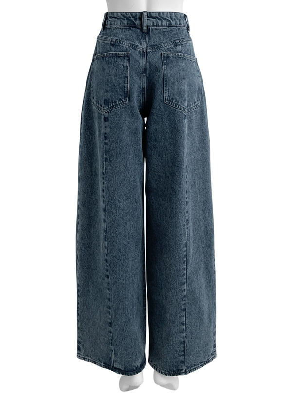 バレルレッグデニムパンツ