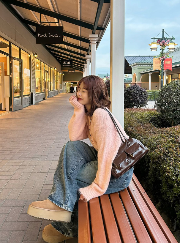 バレルレッグデニムパンツ