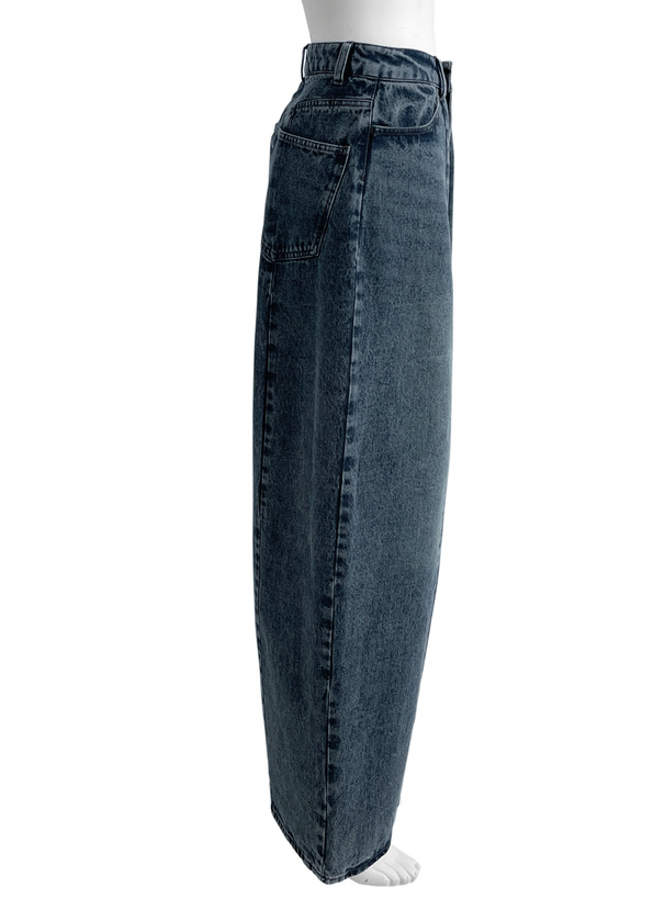 バレルレッグデニムパンツ