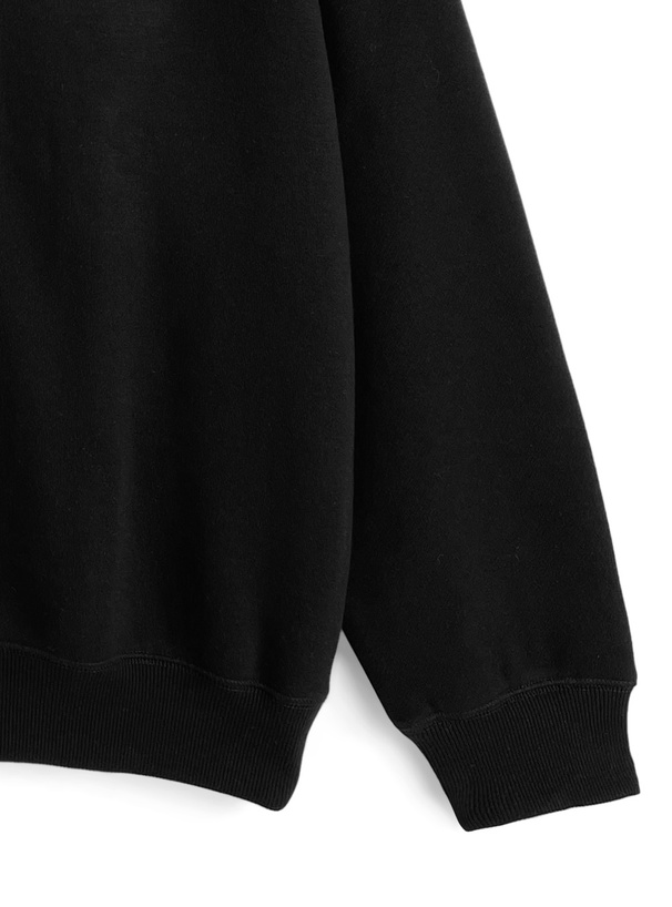 サークルロゴプリントラインストーンスウェットトップス