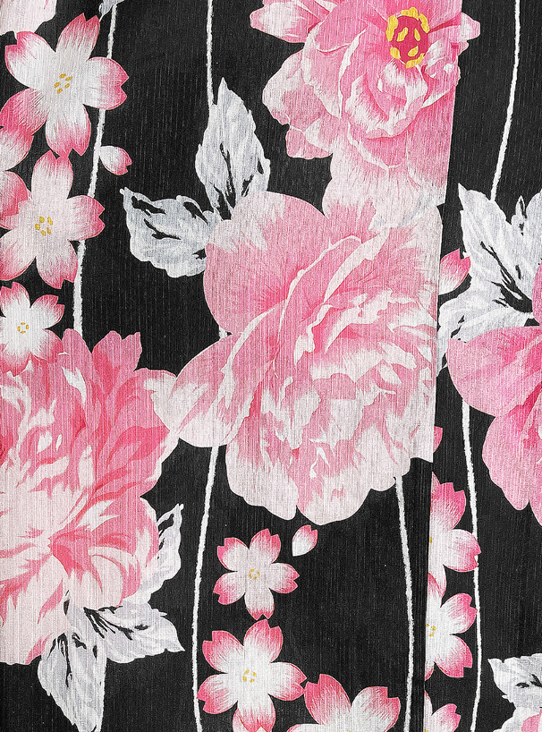 牡丹&桜柄浴衣セット