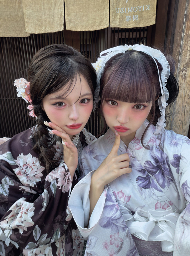 3点セット2Wayダリア柄セパレート浴衣[tu1940] | レディース