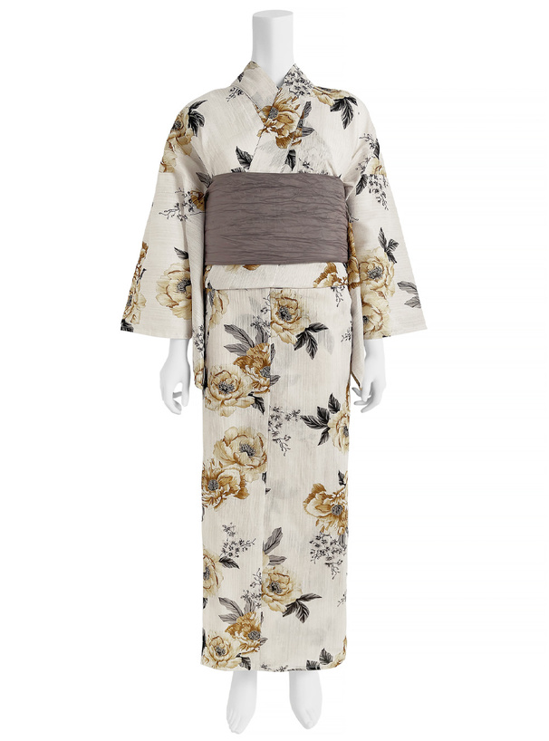 牡丹柄浴衣セット