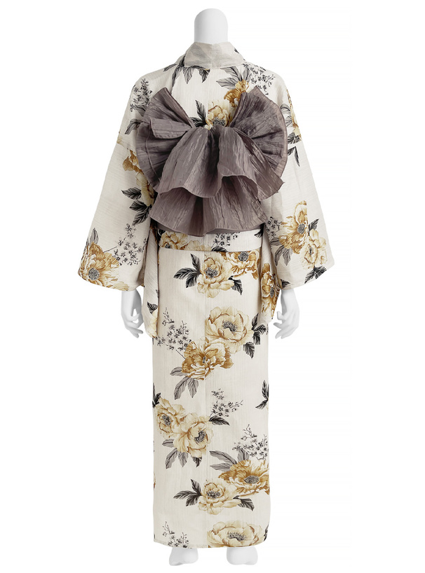 牡丹柄浴衣セット