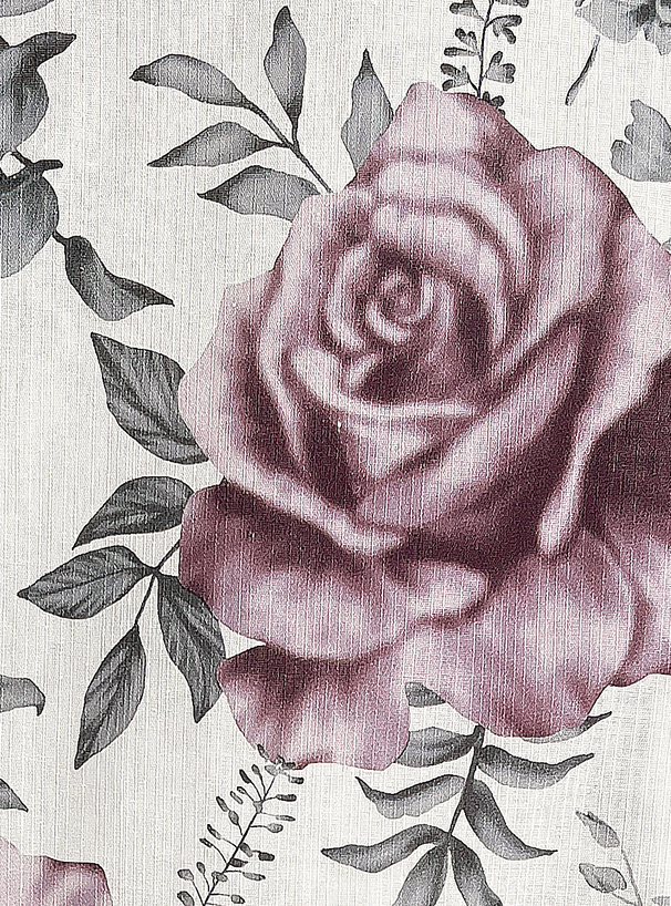 バラ柄浴衣セット