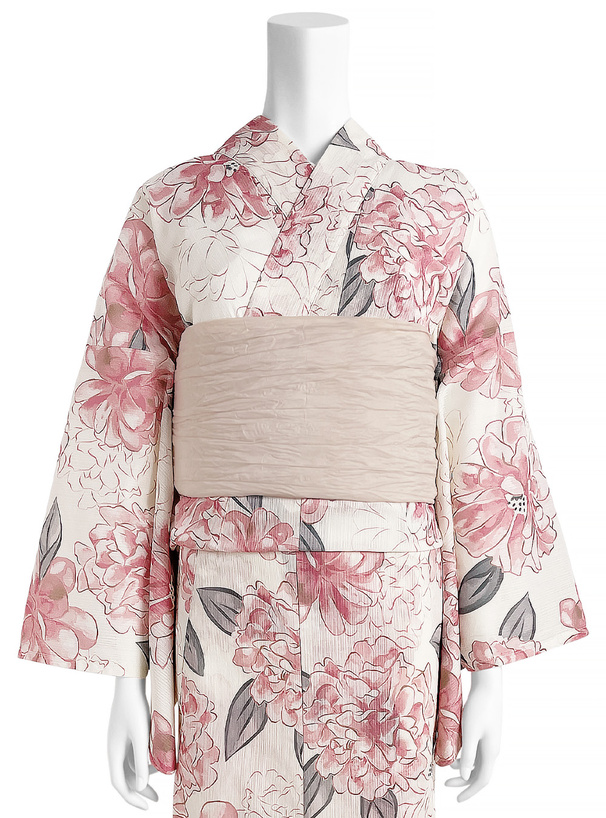 芍薬柄浴衣セット