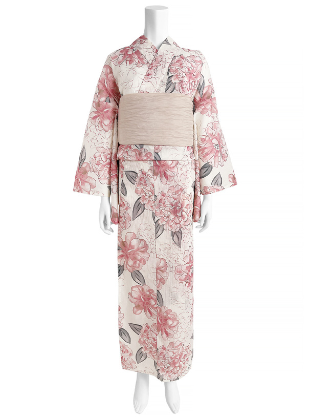 芍薬柄浴衣セット