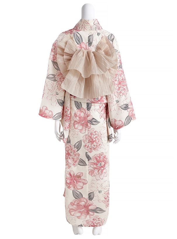 芍薬柄浴衣セット