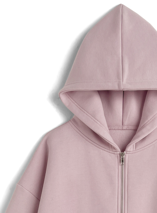 バックエンボスハートロゴスウェットパーカー