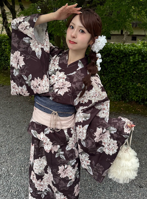 チュールフリル巾着ショルダーバッグ