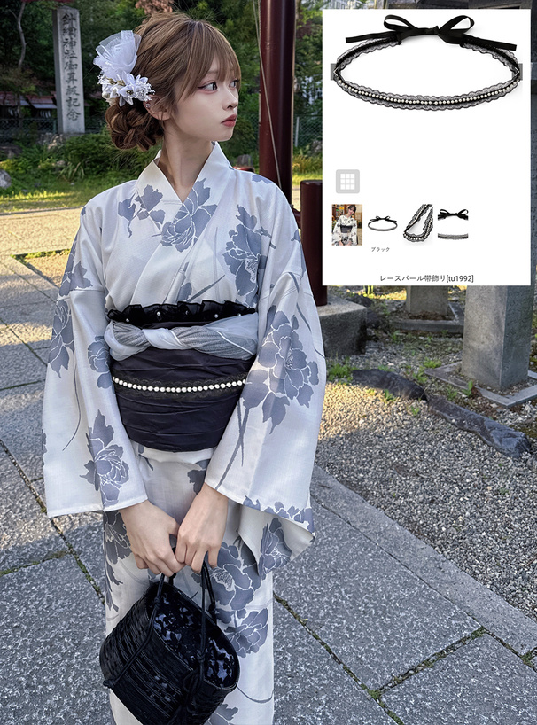 レースパール帯飾り[tu1992] | レディースファッション通販のグレイル