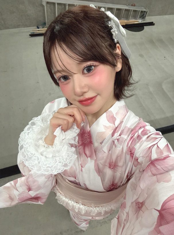オーガンジーパール帯飾り