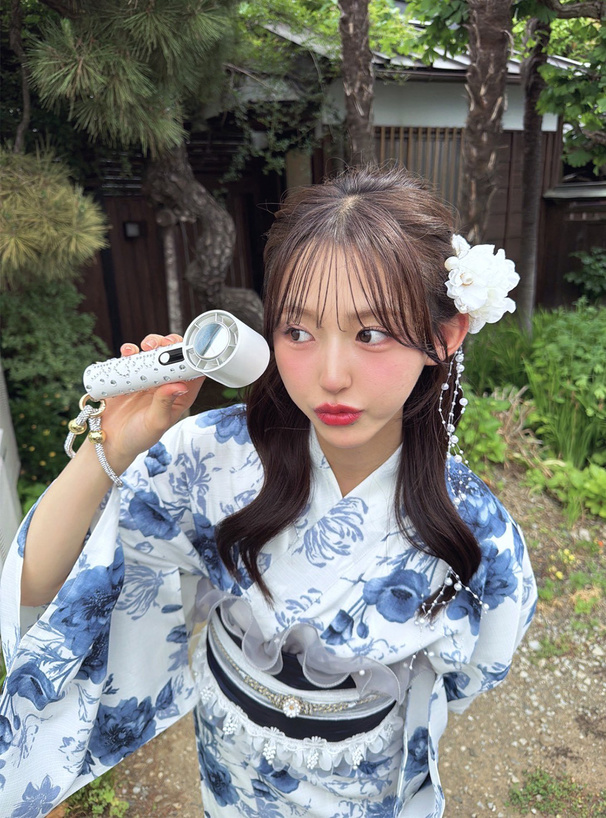 レースチュールパール帯飾り