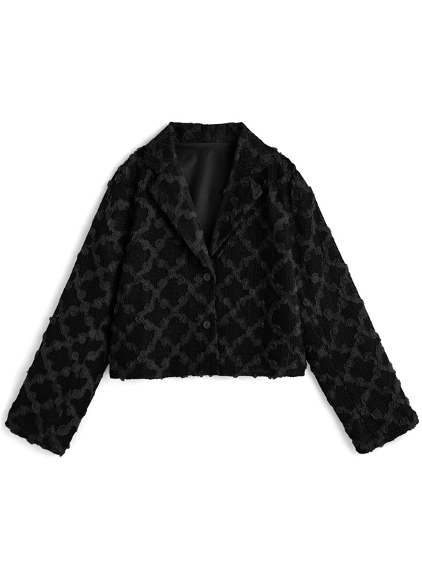 ローズモチーフメッシュジャケット