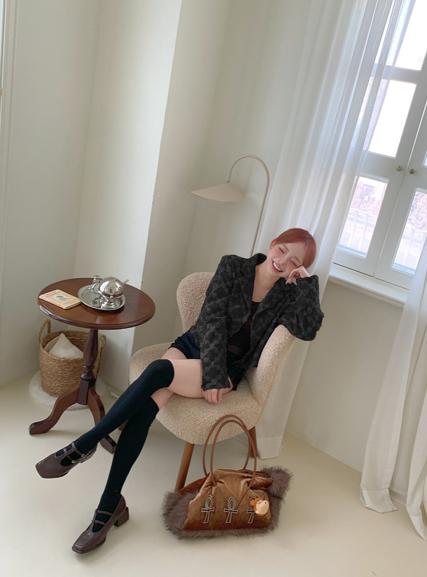 ローズモチーフメッシュジャケット