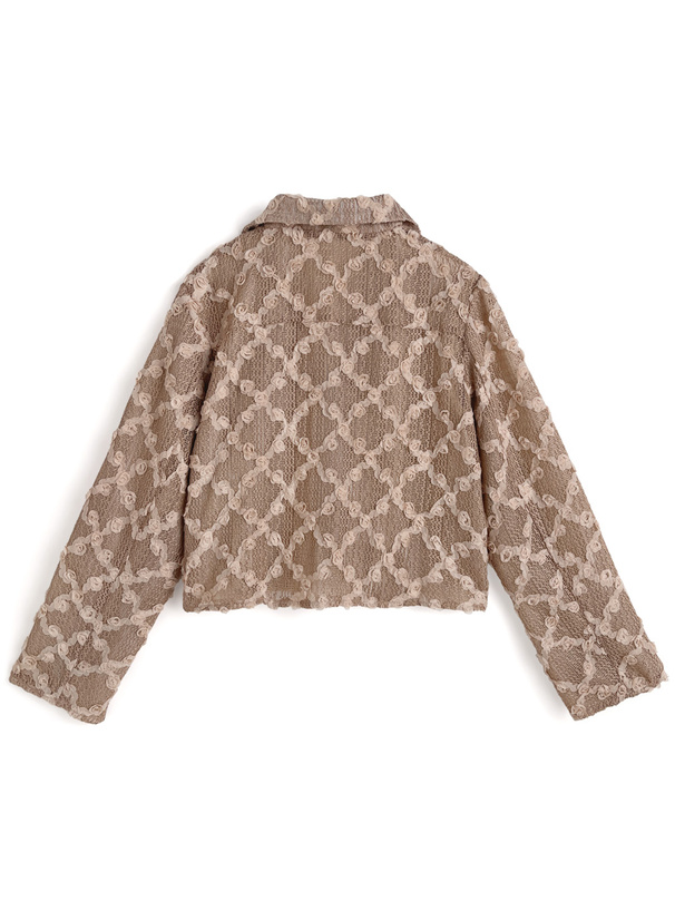 ローズモチーフメッシュジャケット