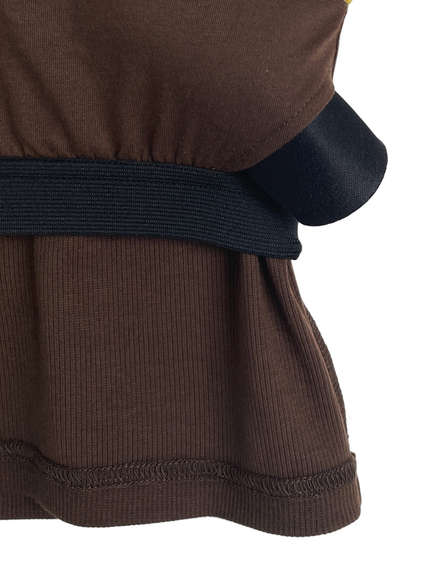 配色ロゴプリントタンクトップ