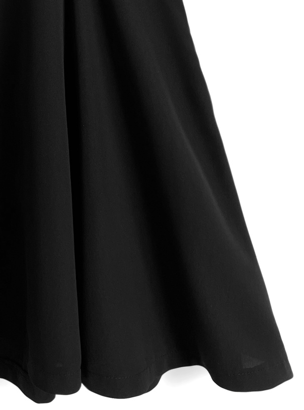 チェック柄リボンオフショルダーミニワンピース