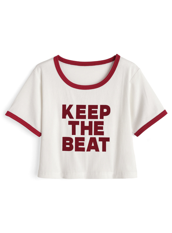 フロッキーロゴリンガーTシャツ