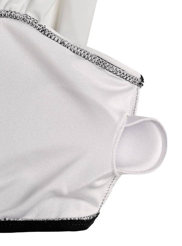 配色リボンビキニ水着