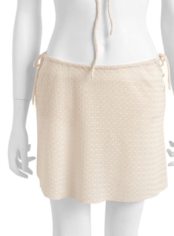 スカート付きホルターネックビキニ水着