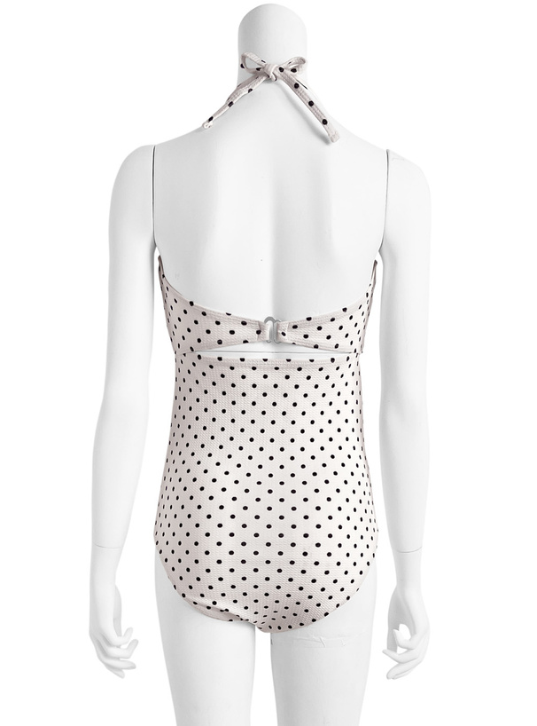 ホルターネックリボンワンピース水着