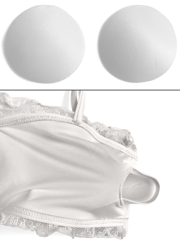 スカート付きリボンビキニ水着