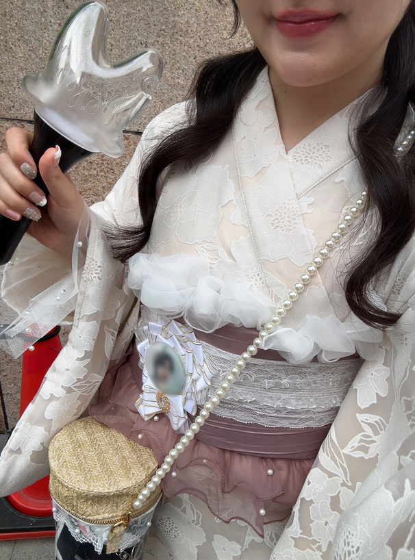 ぬい活ペーパーパールショルダーバッグ