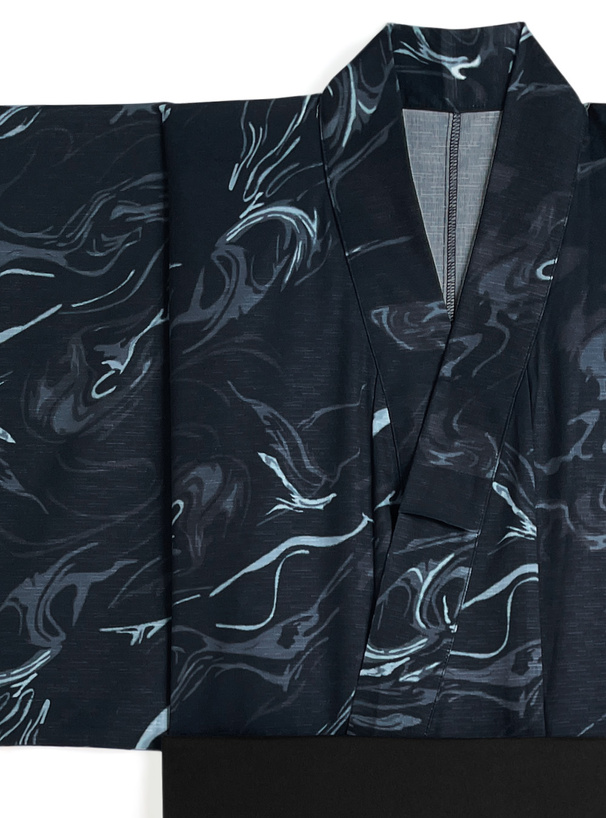 マーブル柄メンズ浴衣セット