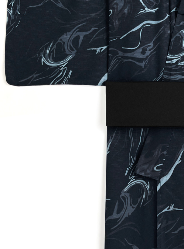 マーブル柄メンズ浴衣セット