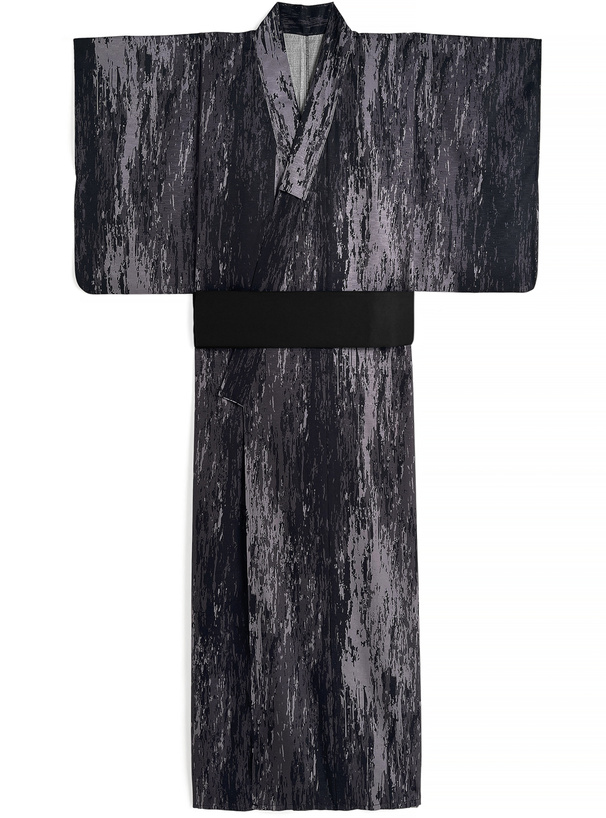 アブストラクト柄メンズ浴衣セット