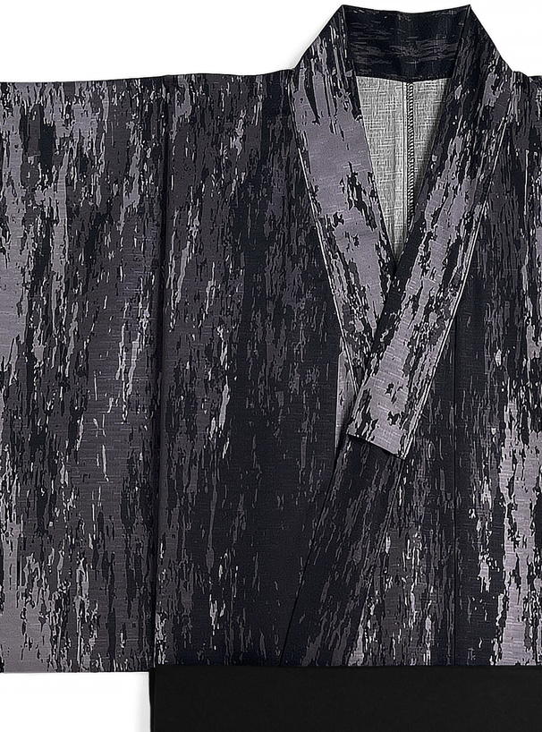 アブストラクト柄メンズ浴衣セット