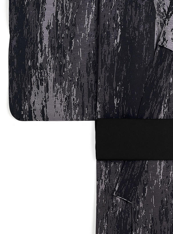 アブストラクト柄メンズ浴衣セット