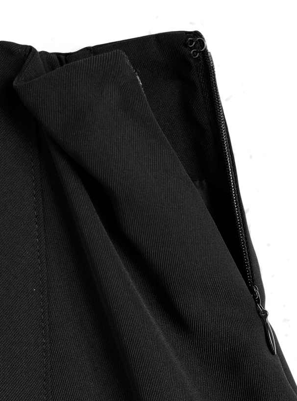 インパン裏地付きチェック柄バルーンミニスカート