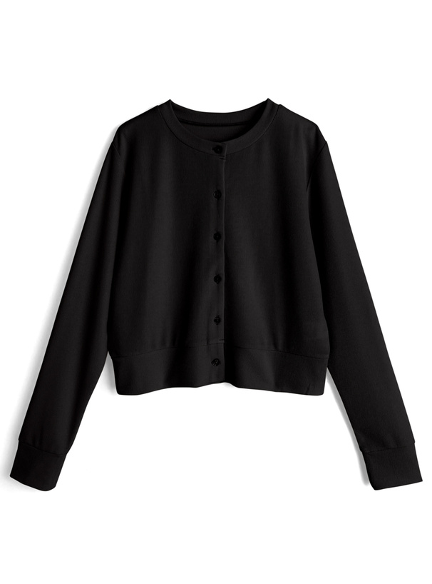 UVカットクルーネックカーディガン