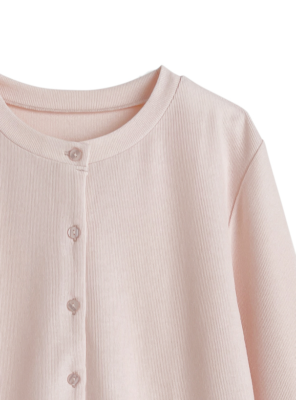 UVカットクルーネックカーディガン