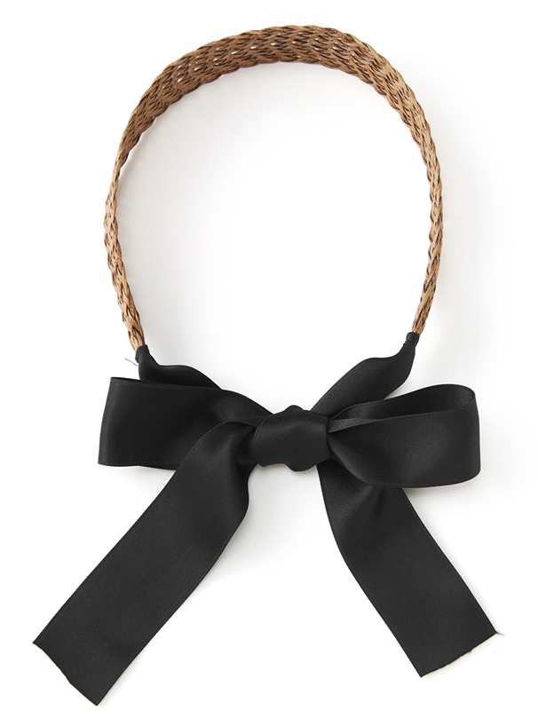 リボン付き異素材カチューシャ Tu217 レディースファッション通販のグレイル Grl 公式