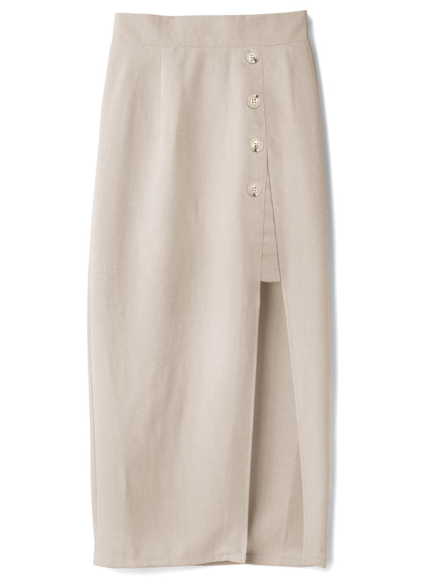 レイヤード風スリットタイトスカート[tu425] | レディースファッション 