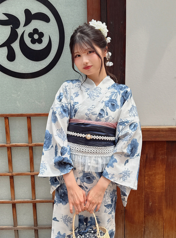 フラワーコサージュヘアクリップ