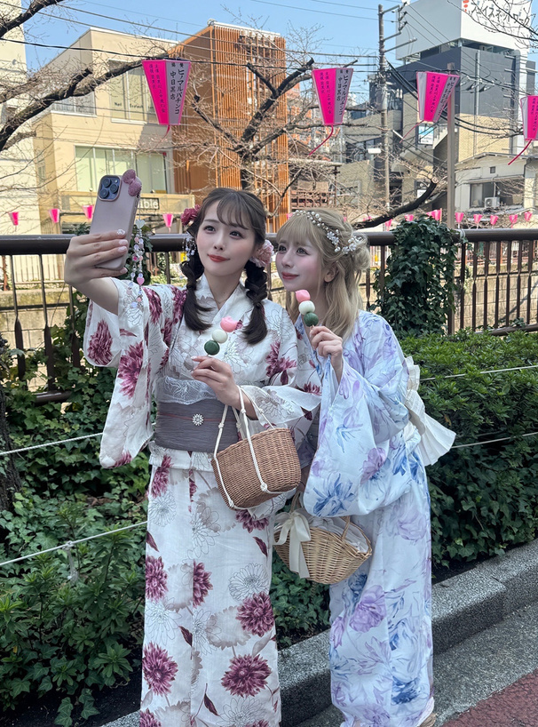 フラワーコサージュ＆パールヘアピン5点セット