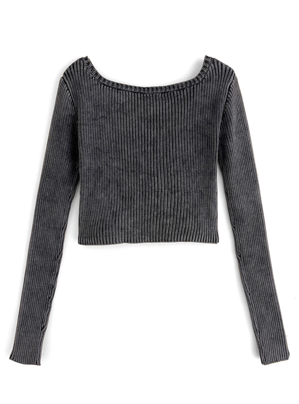 ブリーチダブルジップニットショート丈カーディガン