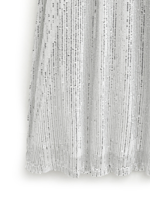 ラメスパンコールスカート