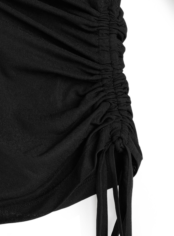 ドロストリボンオフショルダーシアートップス[tw1219] | レディース