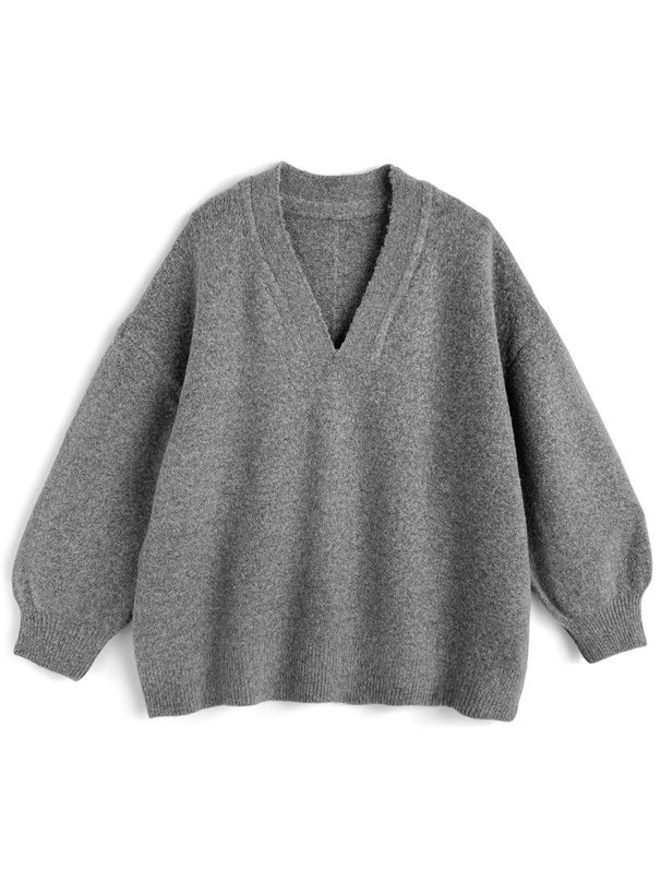 Vネックニットトップス[tw1240] | レディースファッション通販の