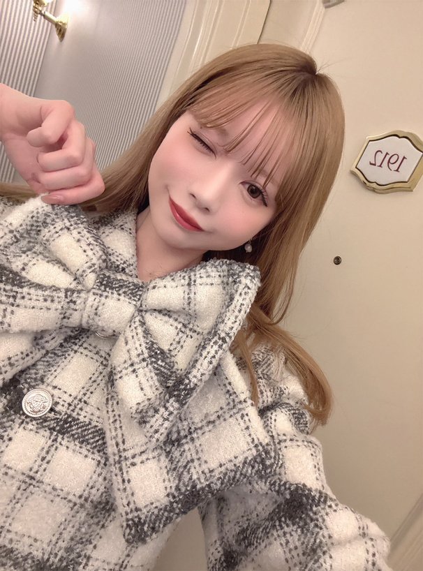 リボン付きチェック柄ツイードジャケット[tw1251] | レディース