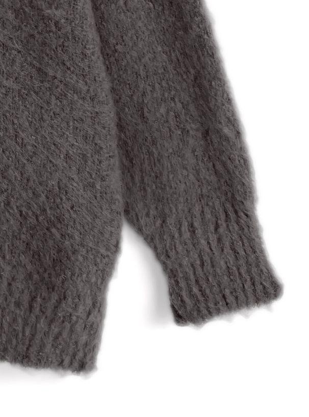 オーバーサイズVネックニットカーディガン