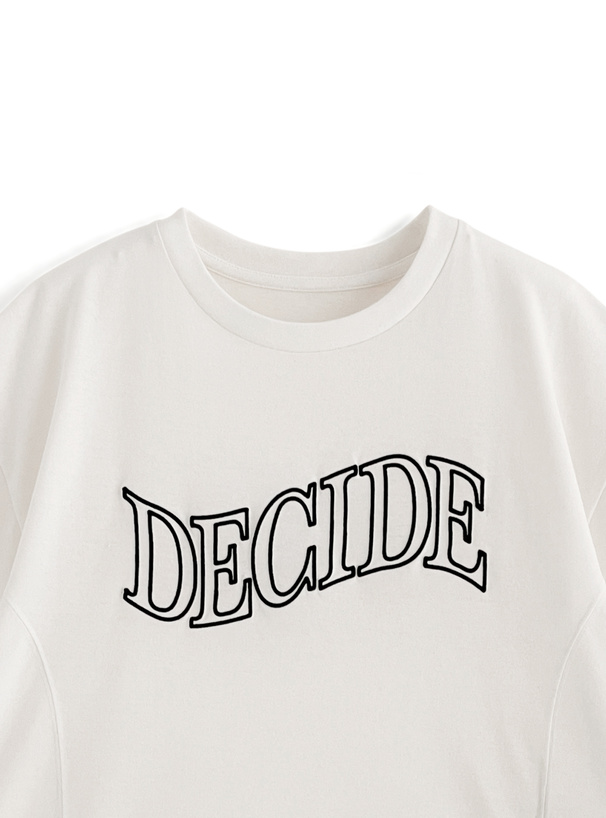 ロゴ刺繍ショート丈Tシャツ[uf020] レディースファッション通販のグレイル(GRL)【公式】