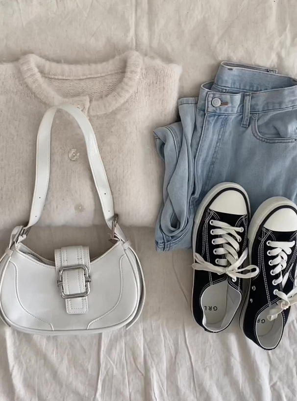 ドロップショルダーモヘヤタッチニットカーディガン